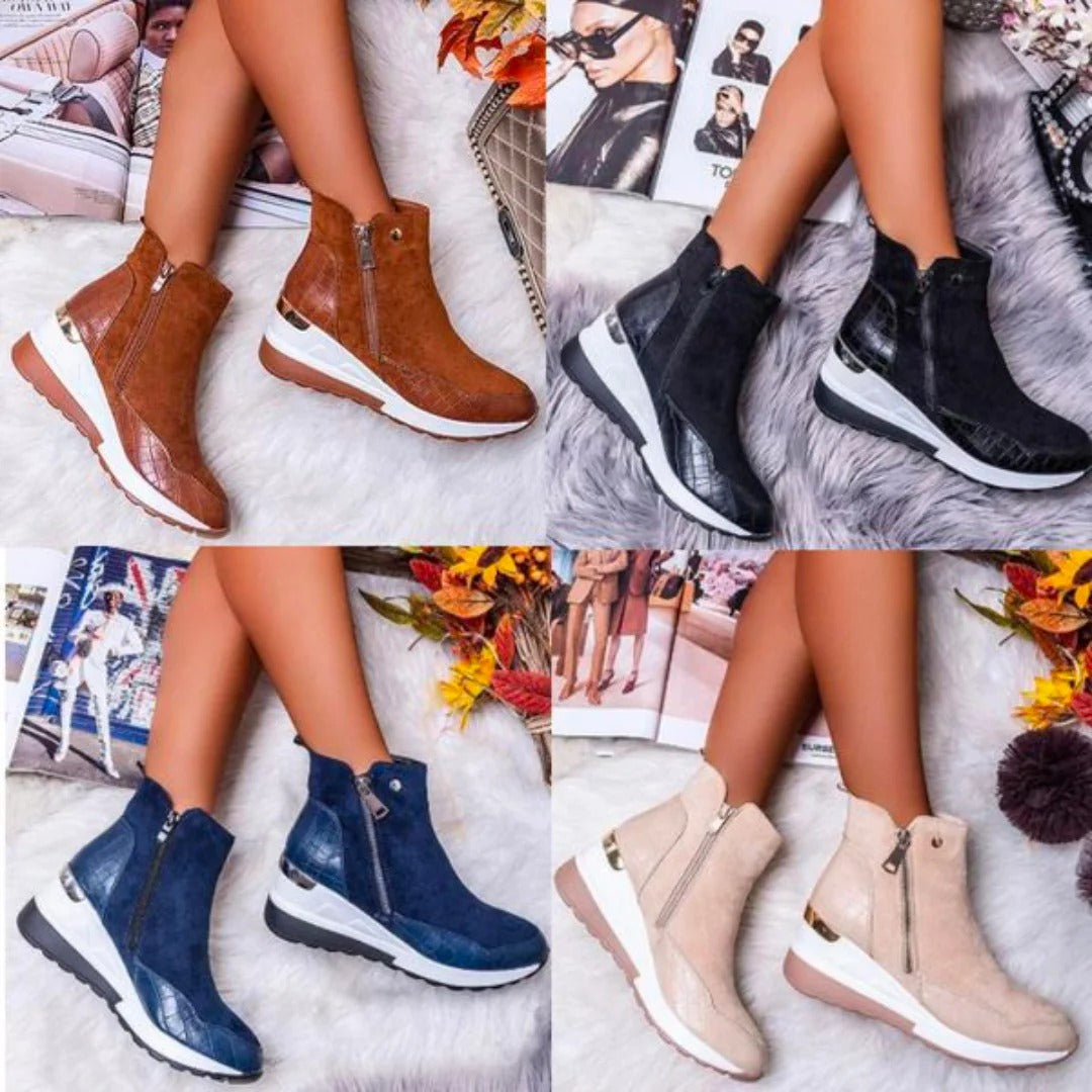 Women's Comfort Leather Booties