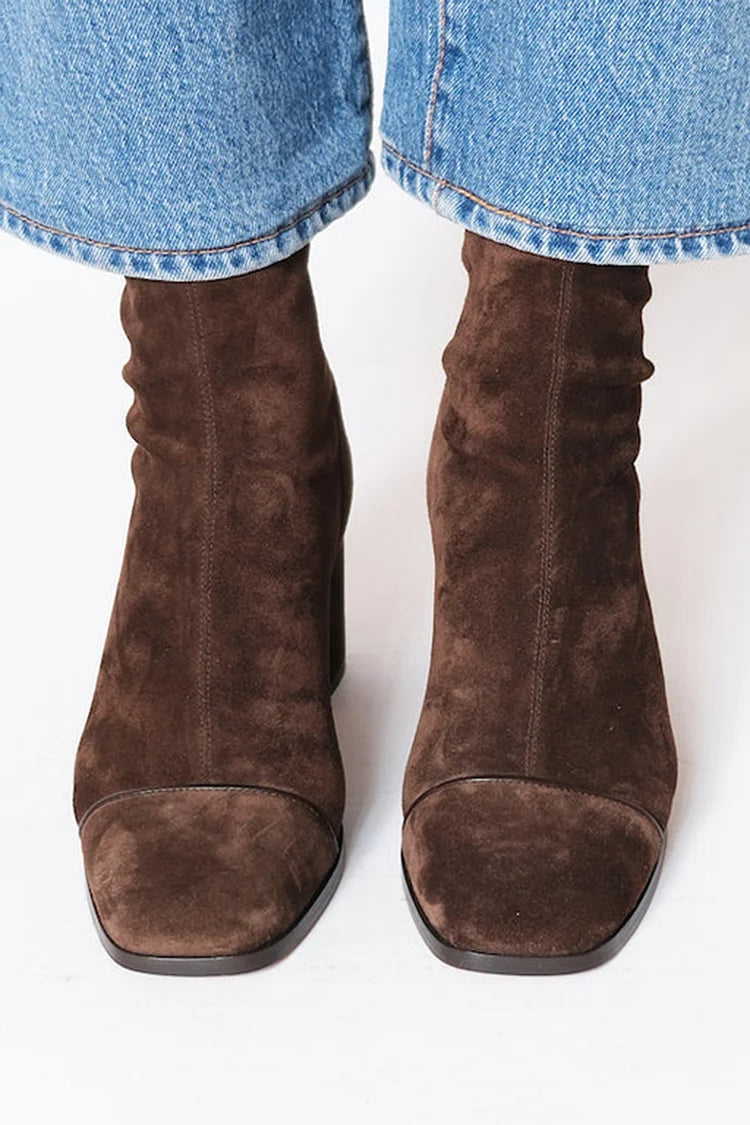 Women's Block Heel Ankle Boots