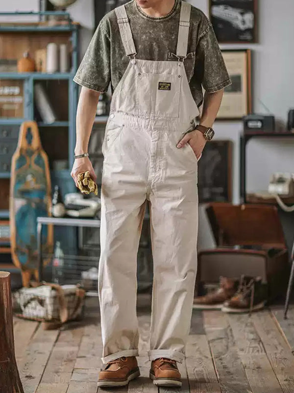 Unisex Canvas Overall Vintage Style