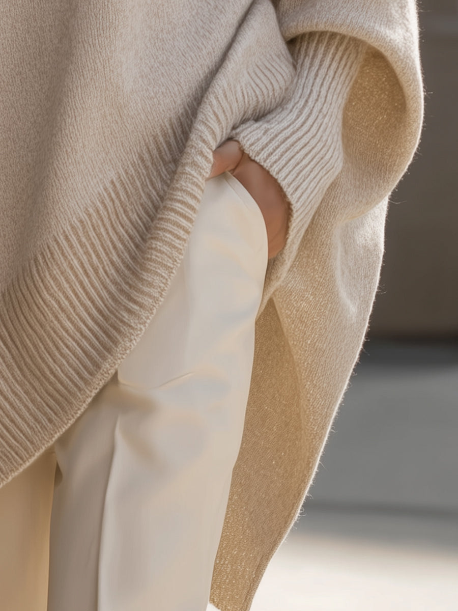 Women's Oversized Knit Sweater Long