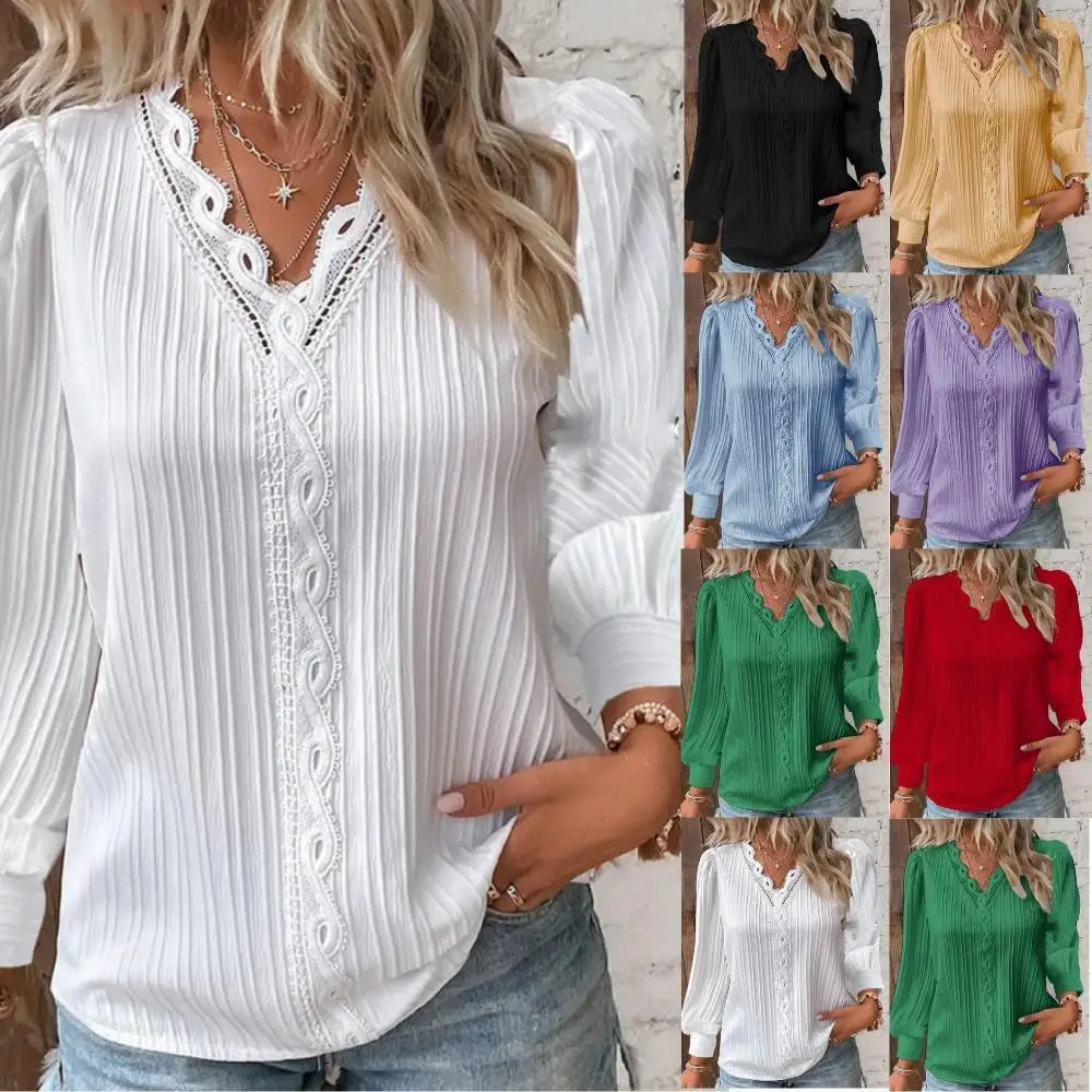 Women's Chiffon Lace Blouse