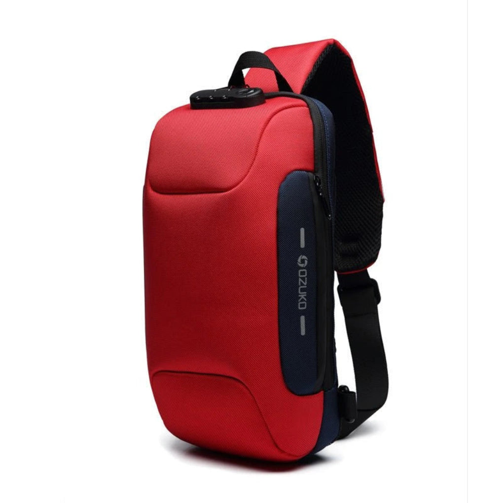Crossbody Travel Bag Anti-Theft Design With USB Port
