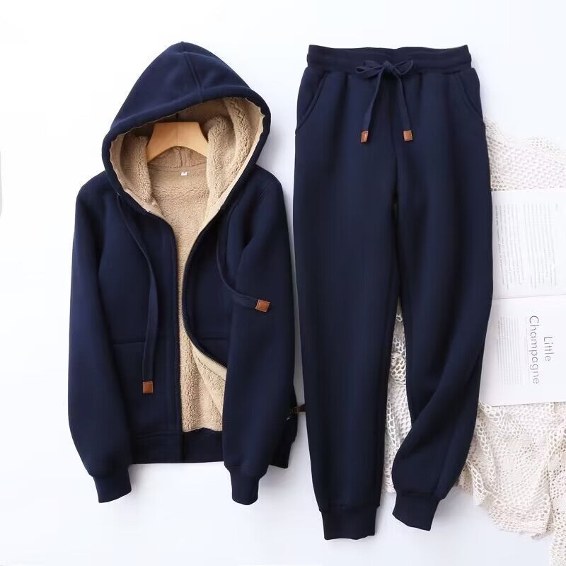 Women's Zip Up Hoodie Loungewear Set