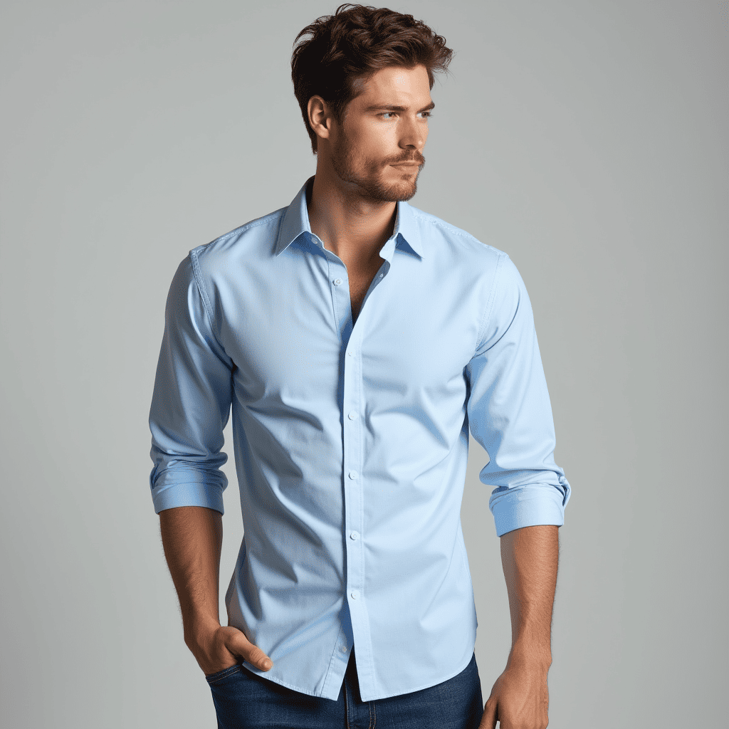 Men's Long Sleeve Button Down Shirt