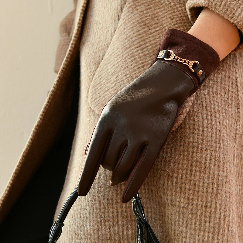 ADÉLINE LEATHER GLOVES Caliboot