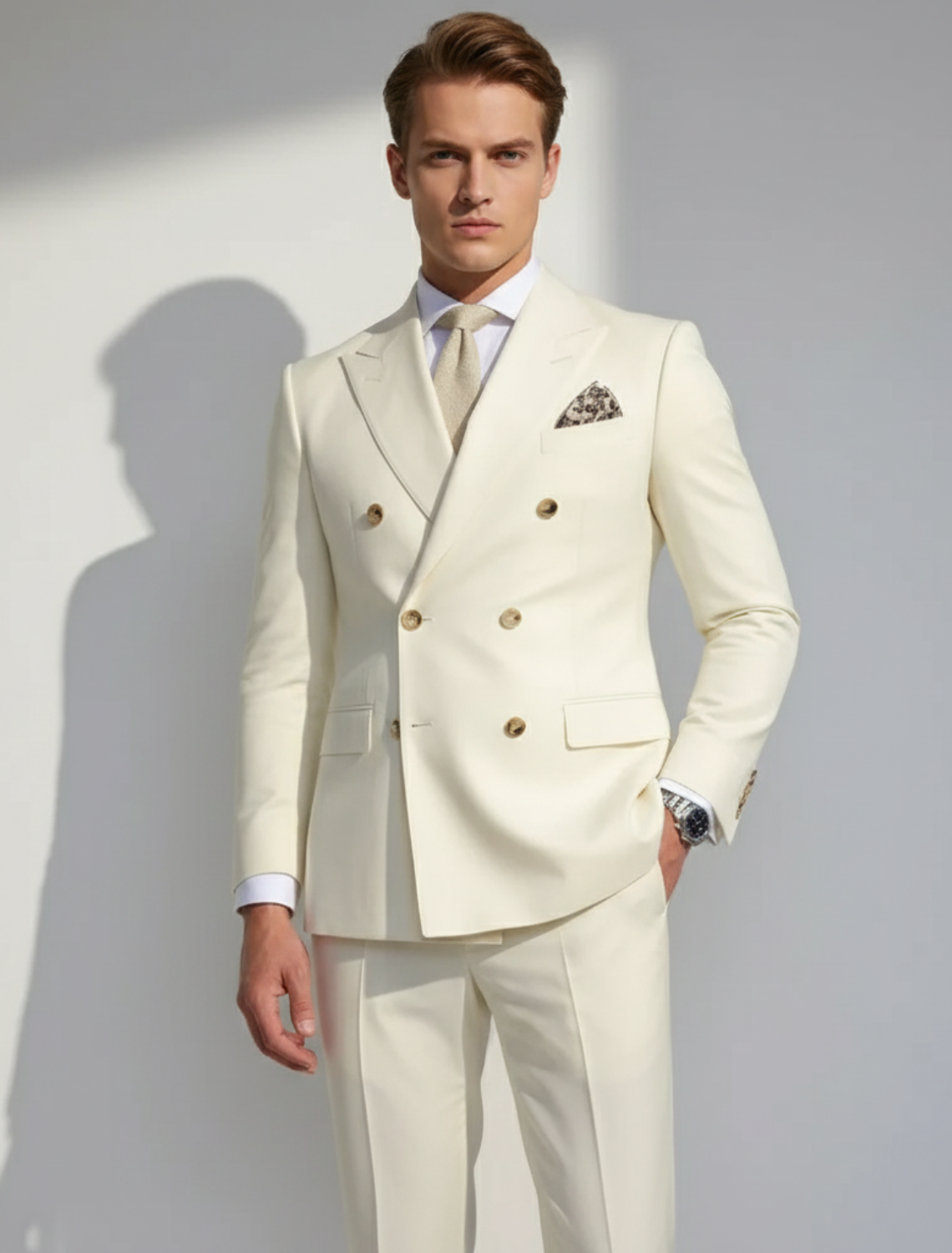Charlie | Men Spring Double Breasted Suit Set