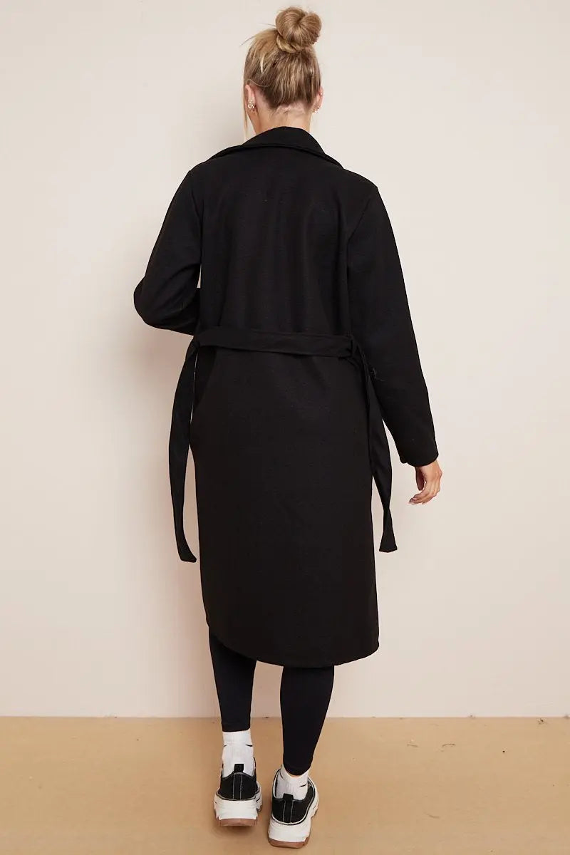 Image of Naomi | Women's Double-Breasted Long Coat