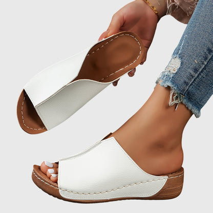 Women's Comfort Slide Sandals With Open Toe