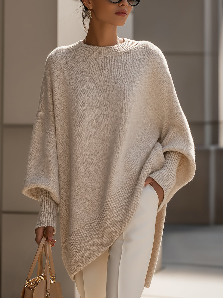 Women's Oversized Knit Sweater Long