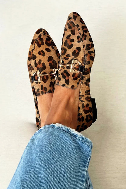 Women's Metallic Detail Loafers