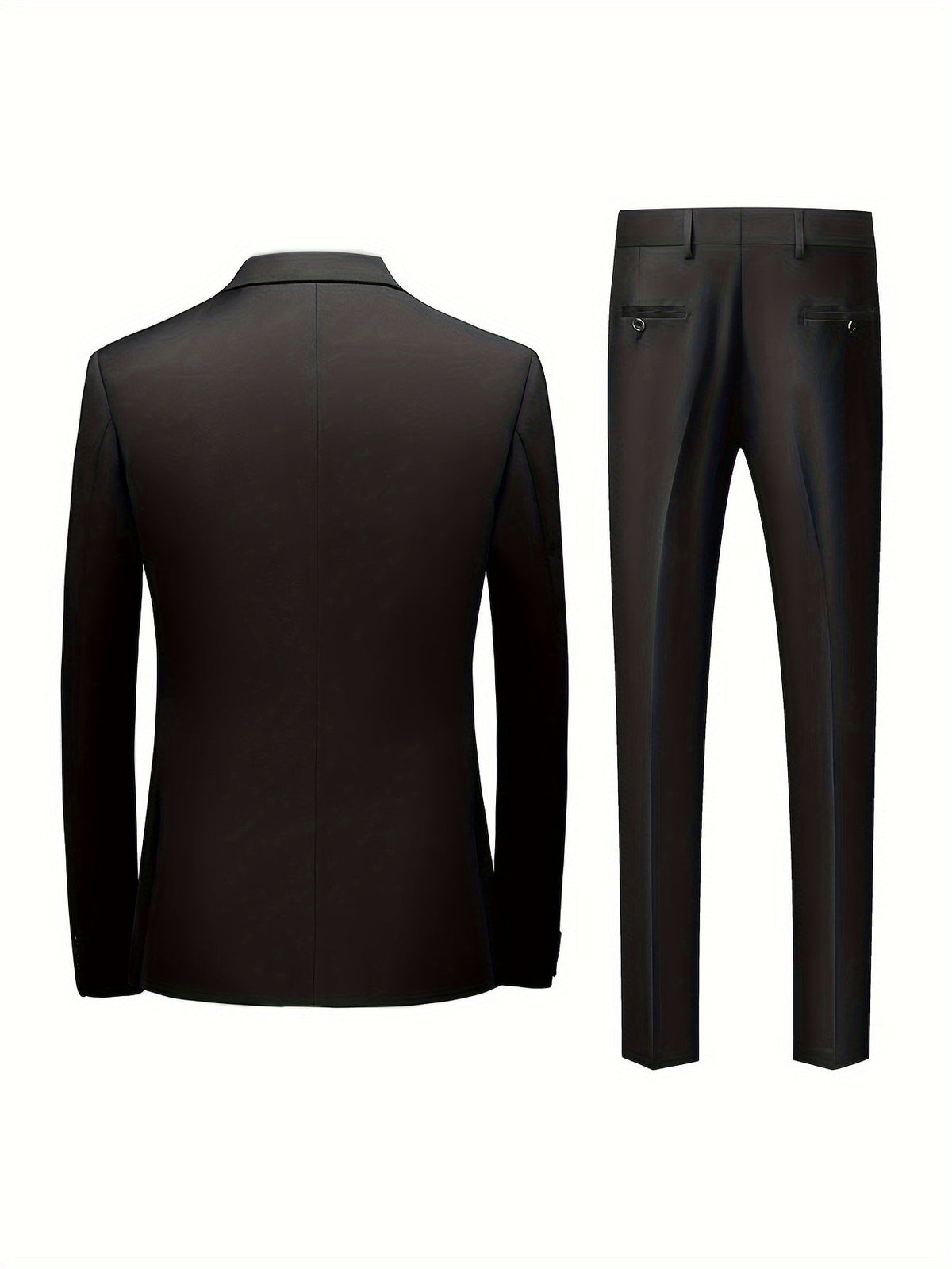 Men's Single Breasted Suit Notch Lapel