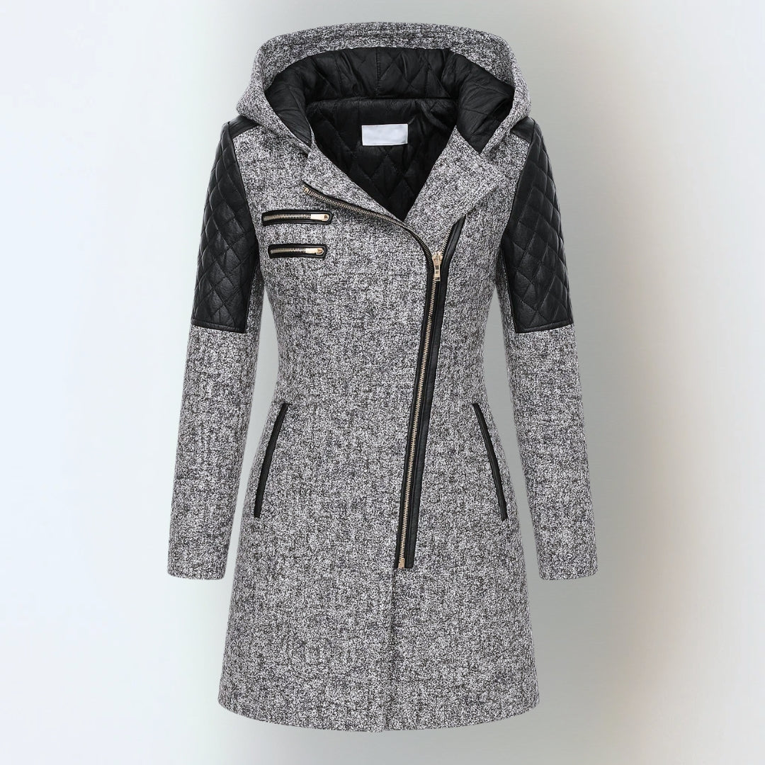 Women's Asymmetrical Hooded Coat