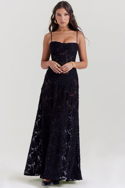 Rochelle Women's Maxi Dress Flowy Elegant