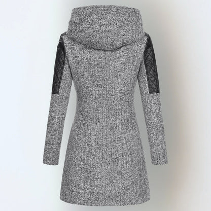 Women's Asymmetrical Hooded Coat