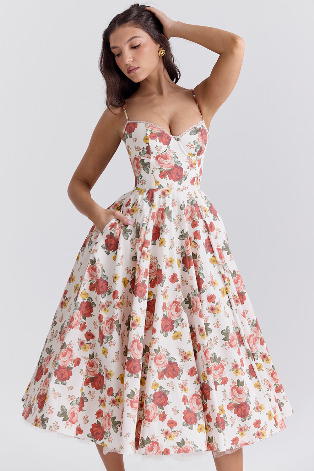 Women's Long Slim-Fit Dress