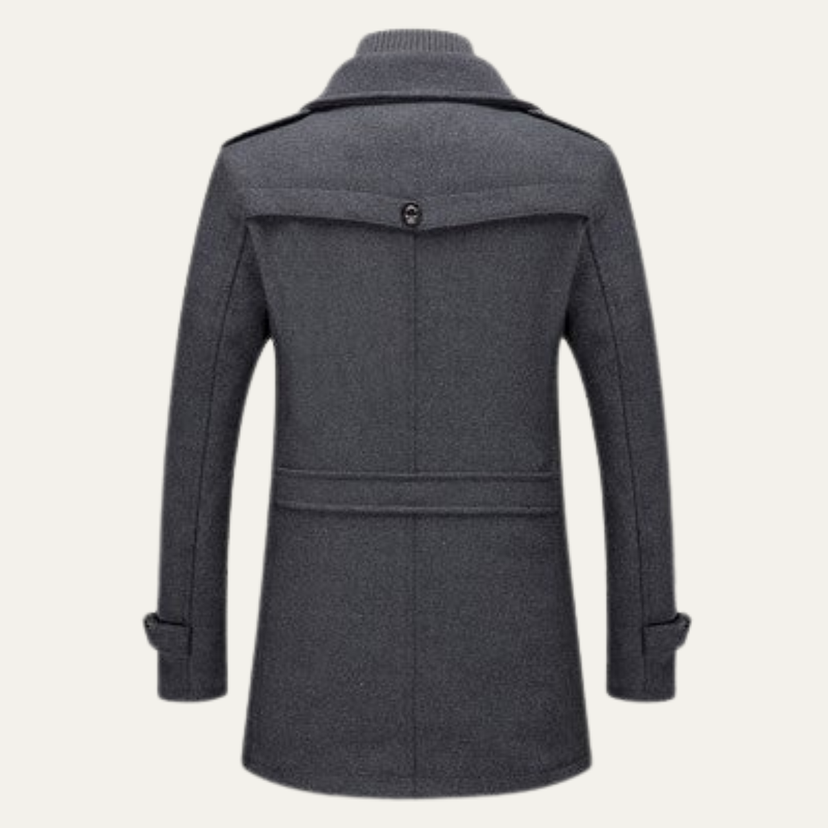 Aberdeen Men's Wool Coat Double Layer