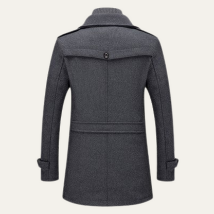 Aberdeen Men's Wool Coat Double Layer