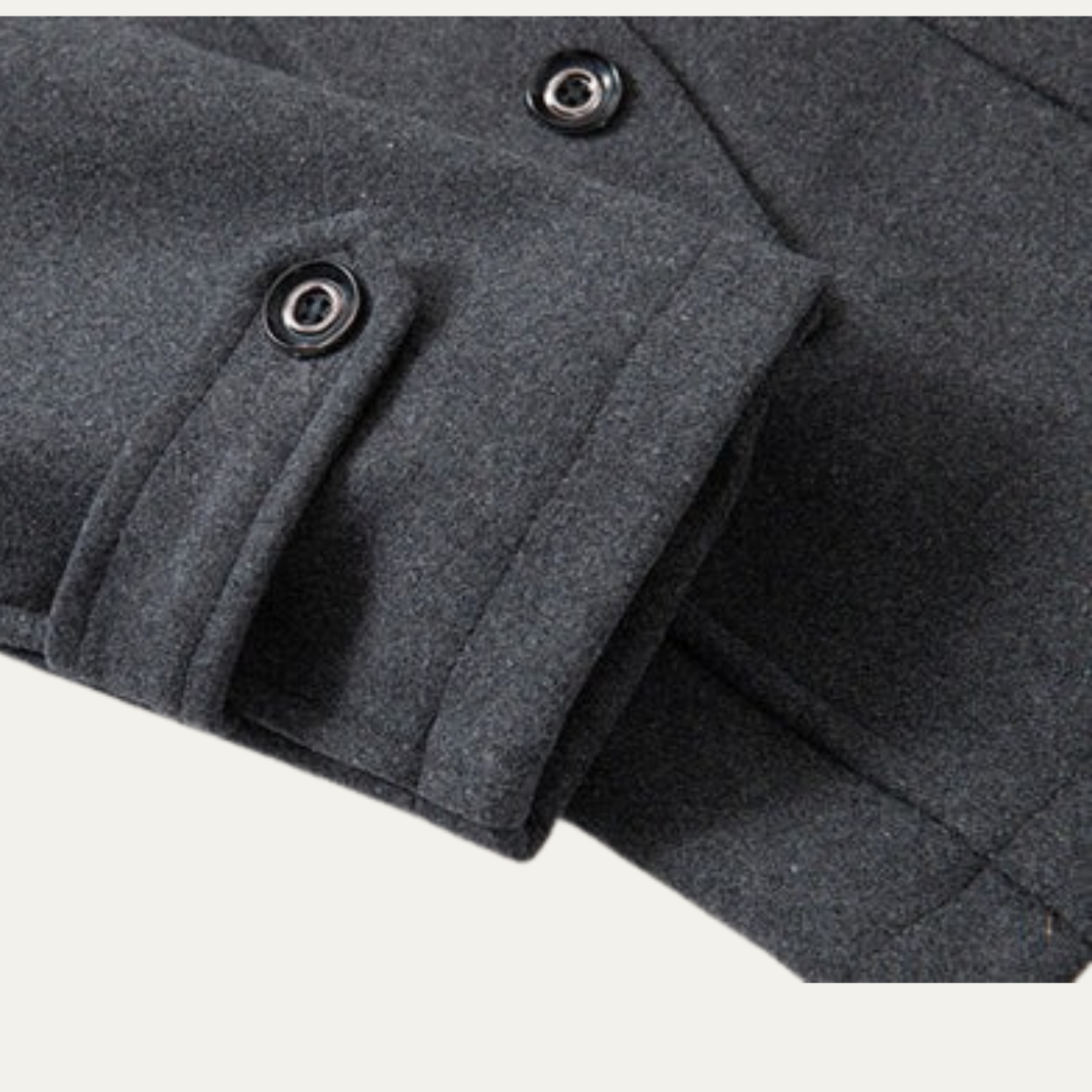 Aberdeen Men's Wool Coat Double Layer