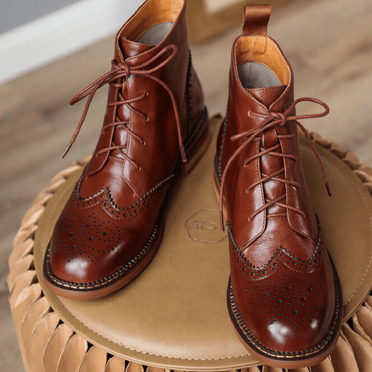 Lace Up Ankle Boots Heritage Style