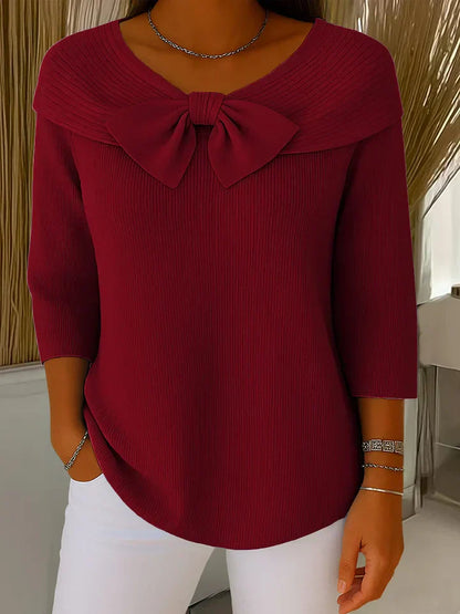Women's 3/4 Sleeve Sweater Knit