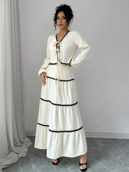 French-Style Dress & Skirt