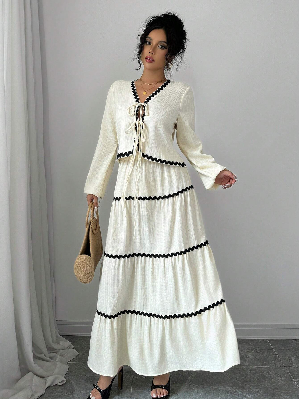French-Style Dress & Skirt