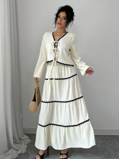 French-Style Dress & Skirt