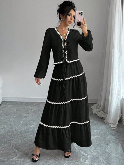 French-Style Dress & Skirt