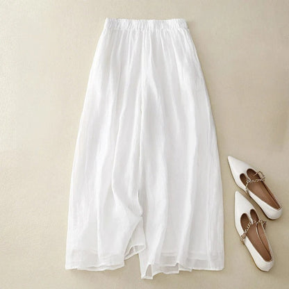Women's Wide Leg Elastic Waist Flowy Pants