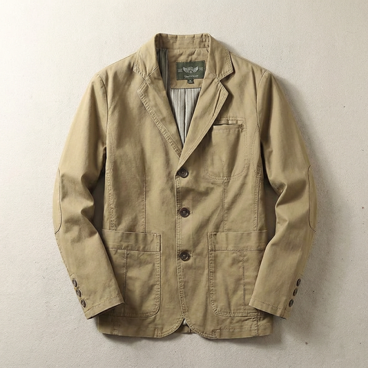 Men's Cotton Oxford Blazer