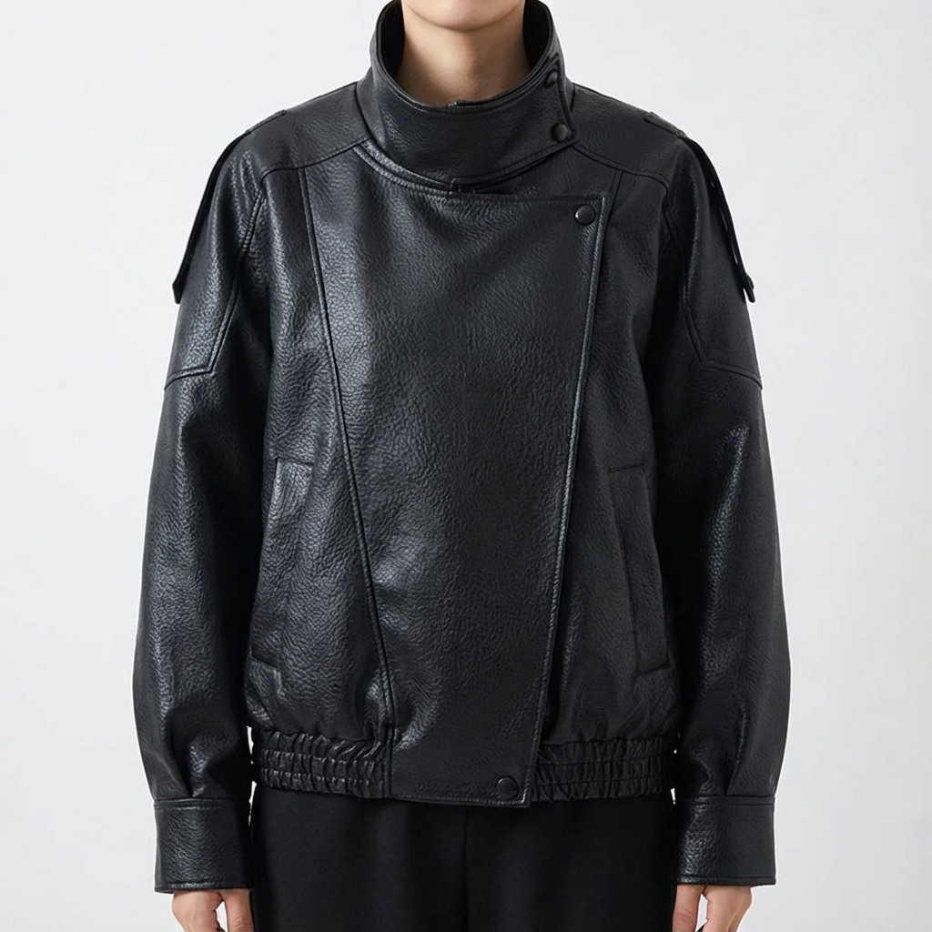 Pebble Leather Jacket