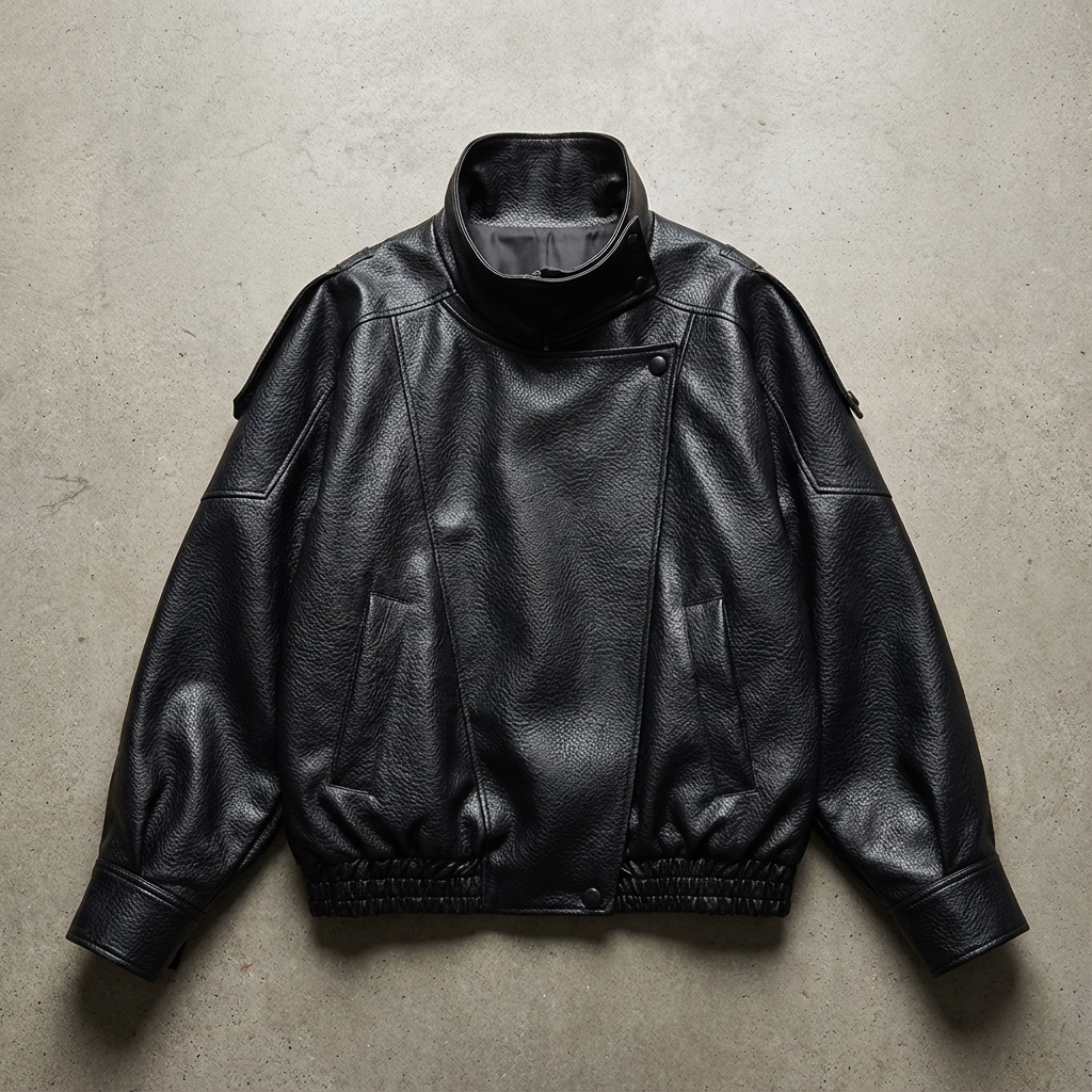 Milan Women's Pebble Leather Jacket