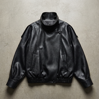 Milan Women's Pebble Leather Jacket