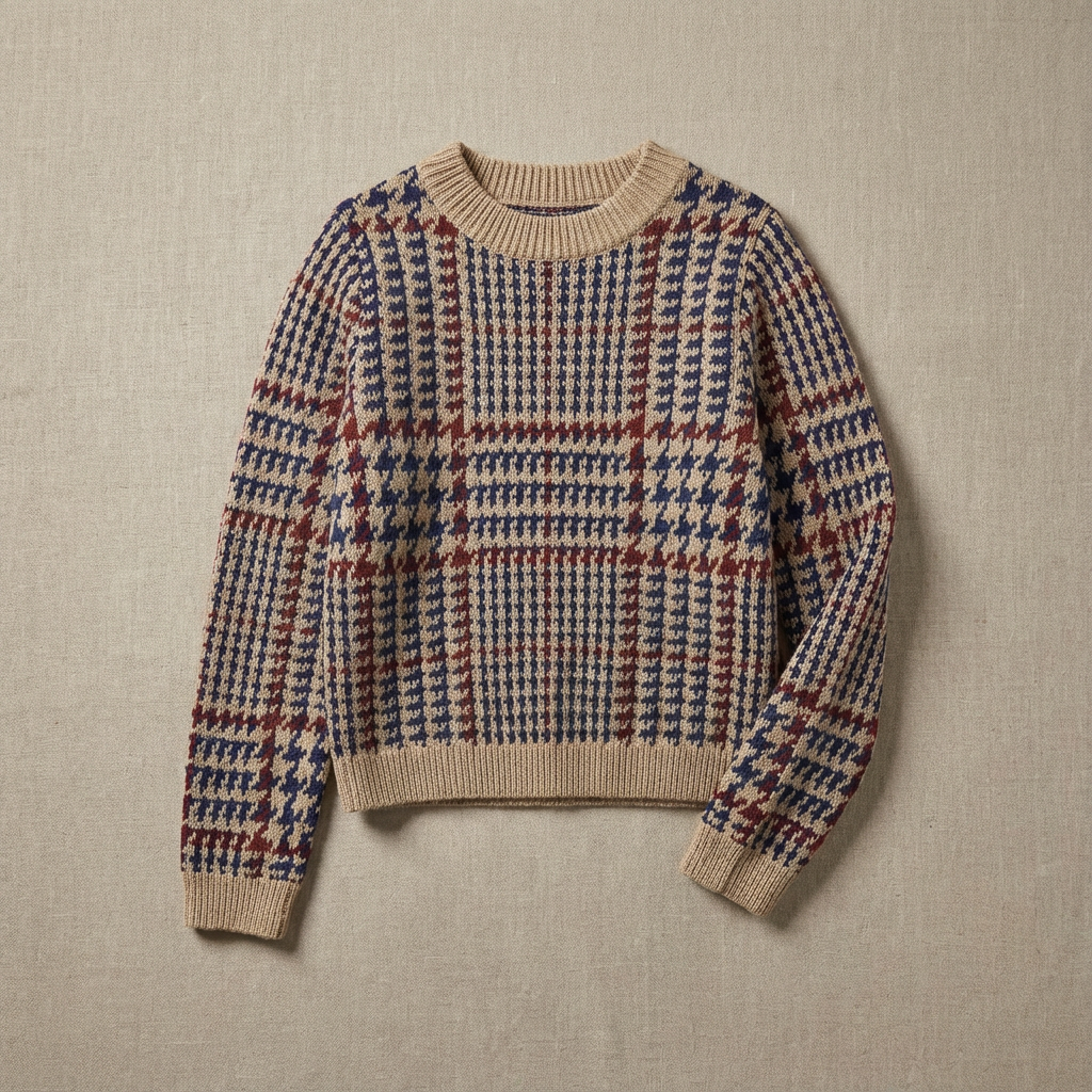 Women's Houndstooth Sweater