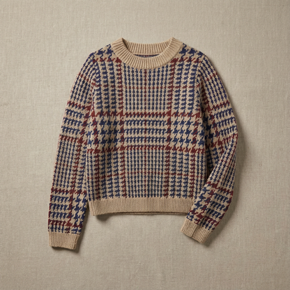Women's Houndstooth Sweater