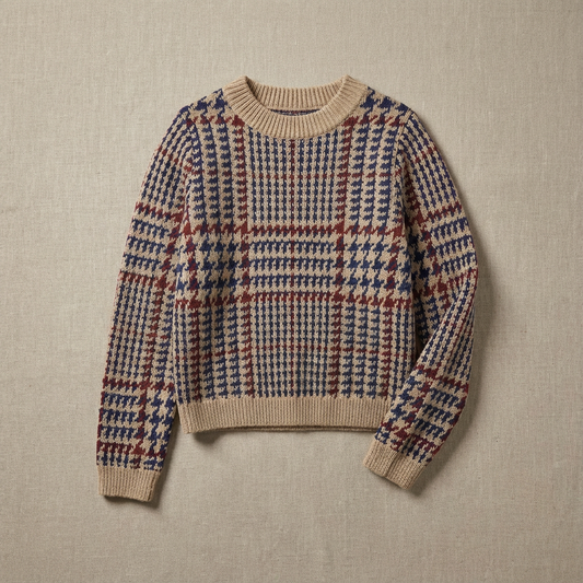 Women's Houndstooth Sweater