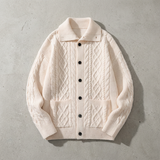 Women's Merino Wool Knit Cardigan