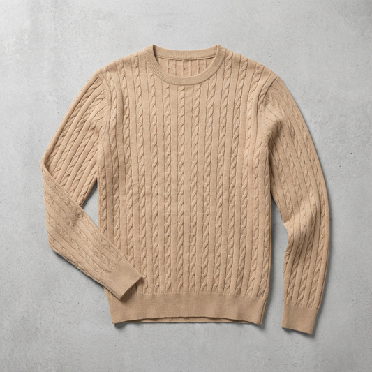 Women's Wool Cable Knit Sweater