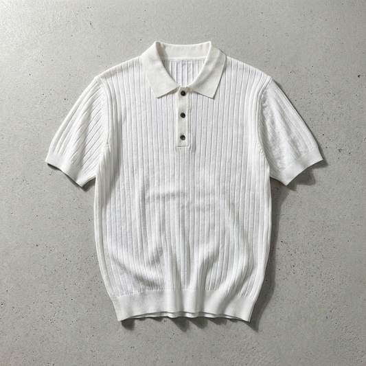 Men's Knit Polo Shirt