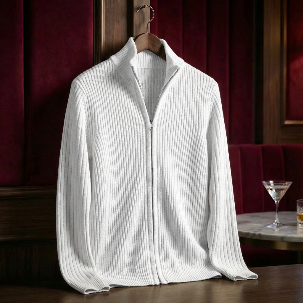 Cotton Ribbed Jacket