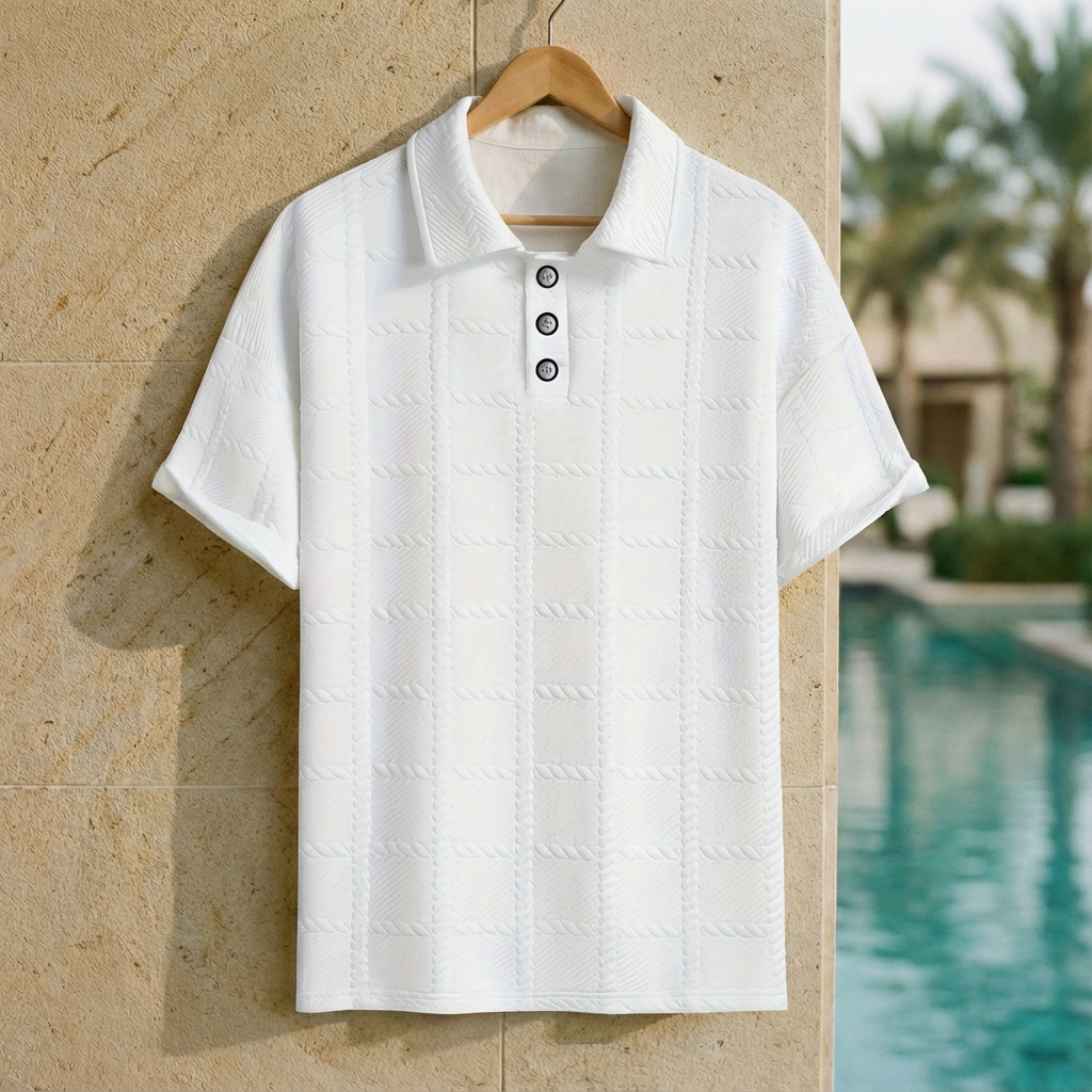 Portofino Men's Check Polo Shirt