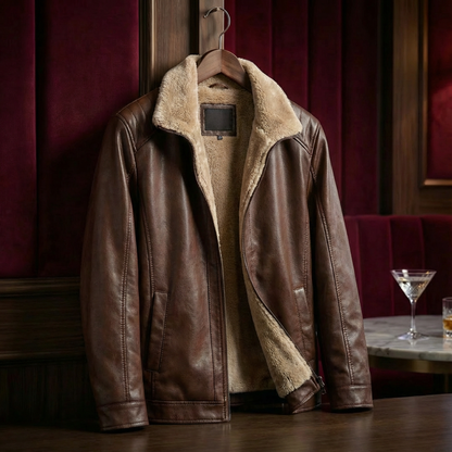 Men's Leather Jacket Portofino Style
