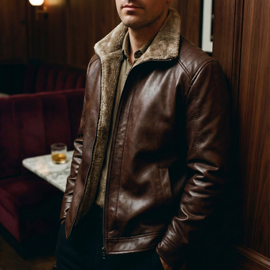 Sorrento Men's Leather Motorcycle Jacket