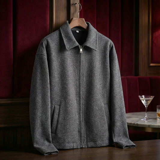 Women's Wool Moto Jacket