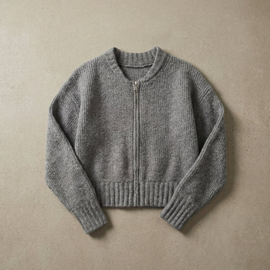 Cotton Sweater Jacket