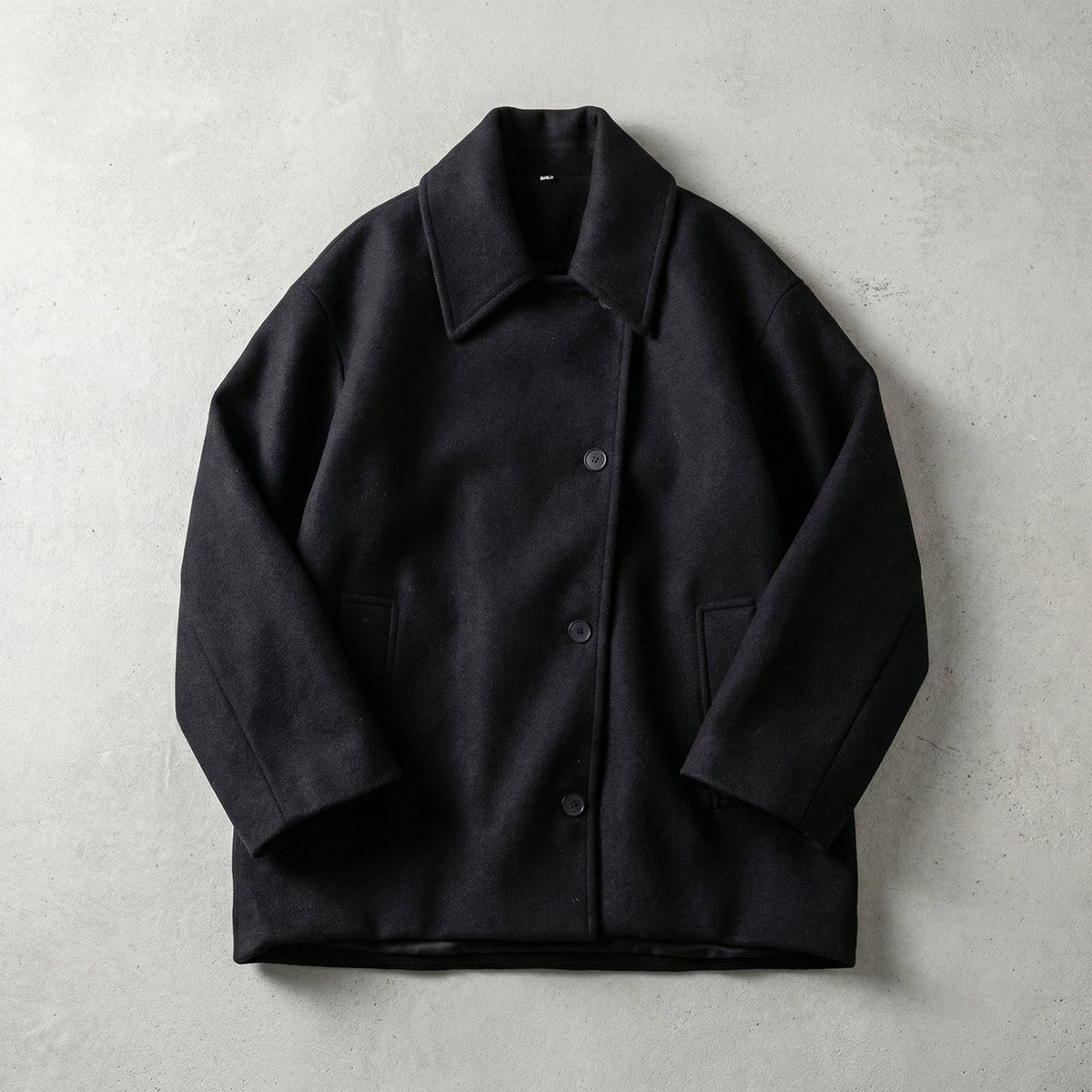 Wool Blend Bomber Jacket