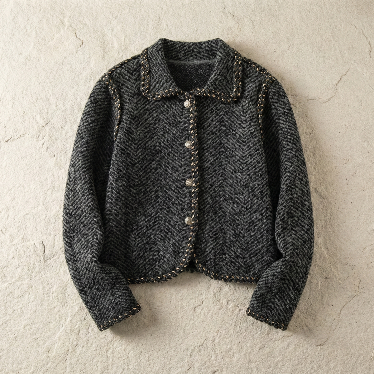 Braided Cotton Jacket