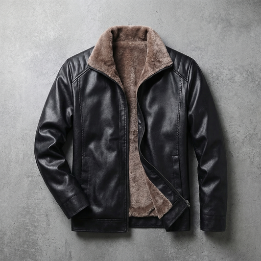 Rome Men's Leather Biker Jacket