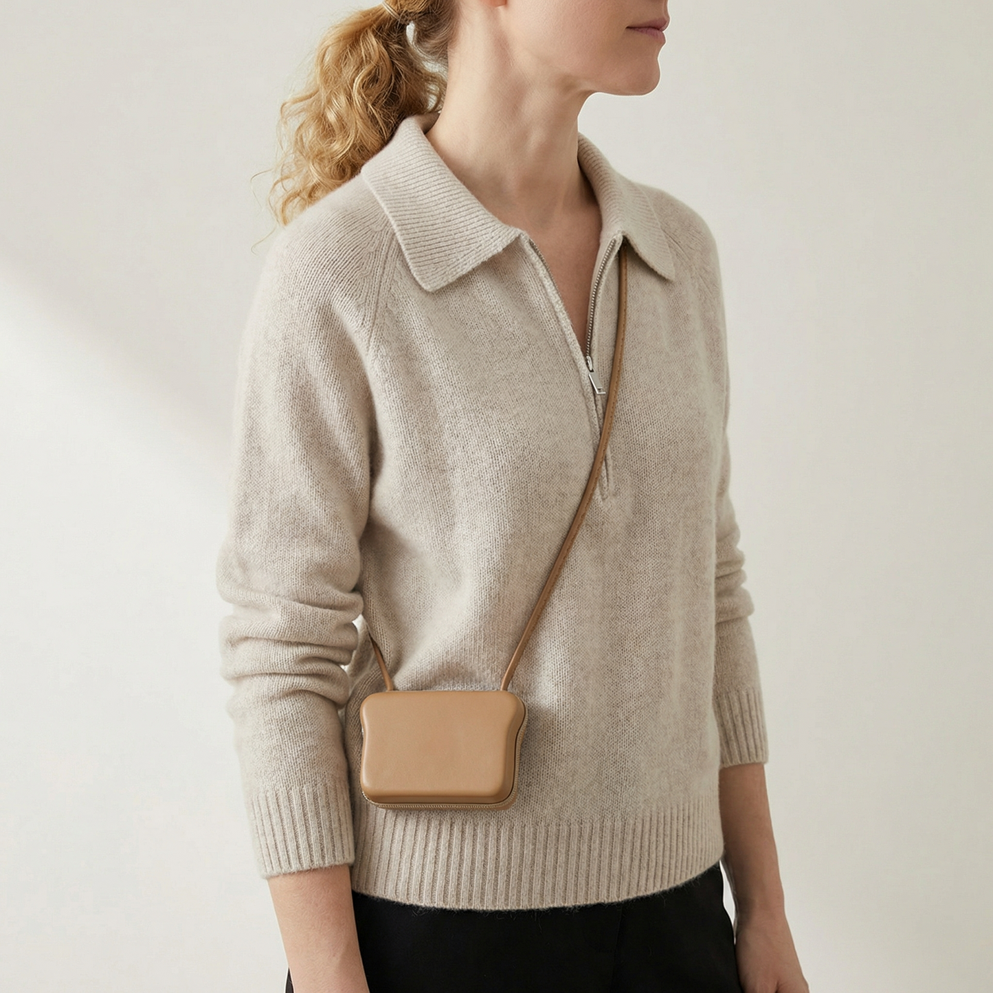 Azi Men's Half Zip Sweater