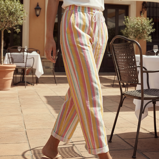 Men's Vertical Striped Trousers
